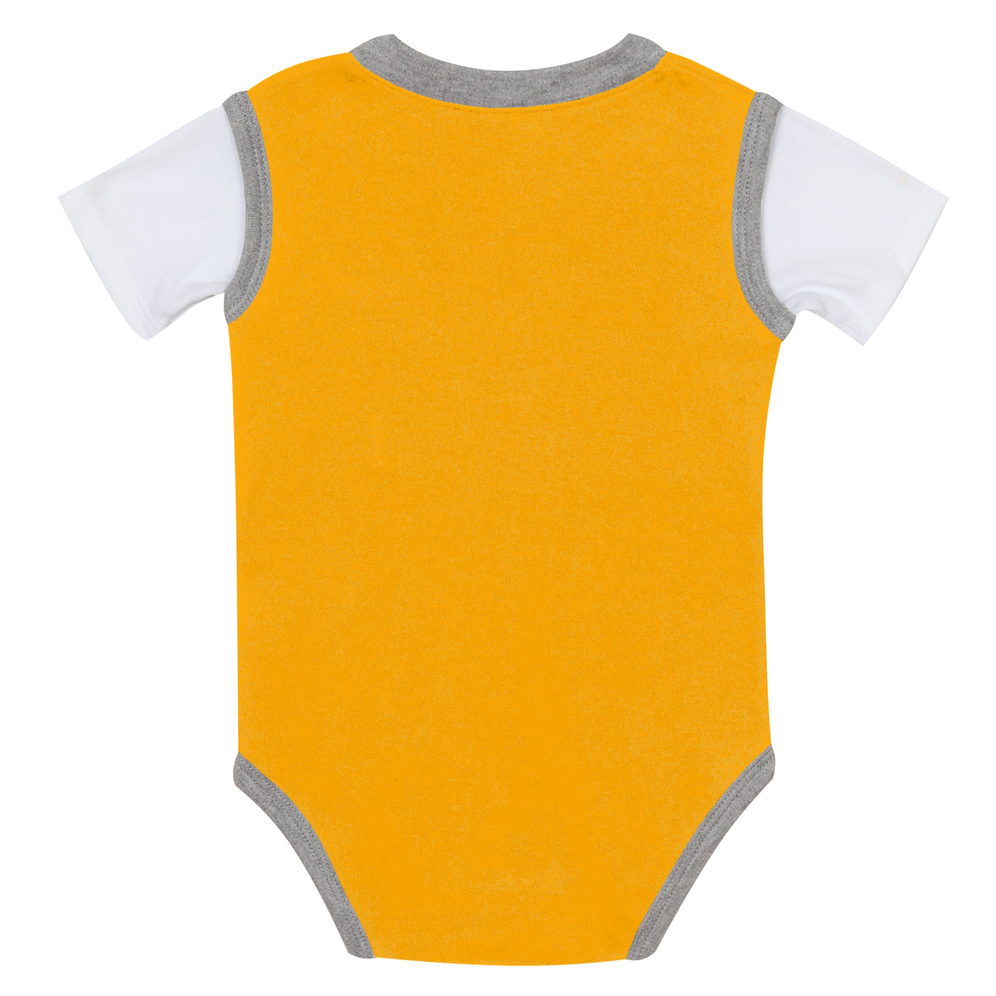 Ensemble body et pantalon deux pièces en jersey Outerstuff or/gris chiné Washington Commanders pour bébé